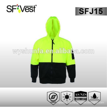 100% Polyester leichte wasserdichte Jacke mit Kapuze